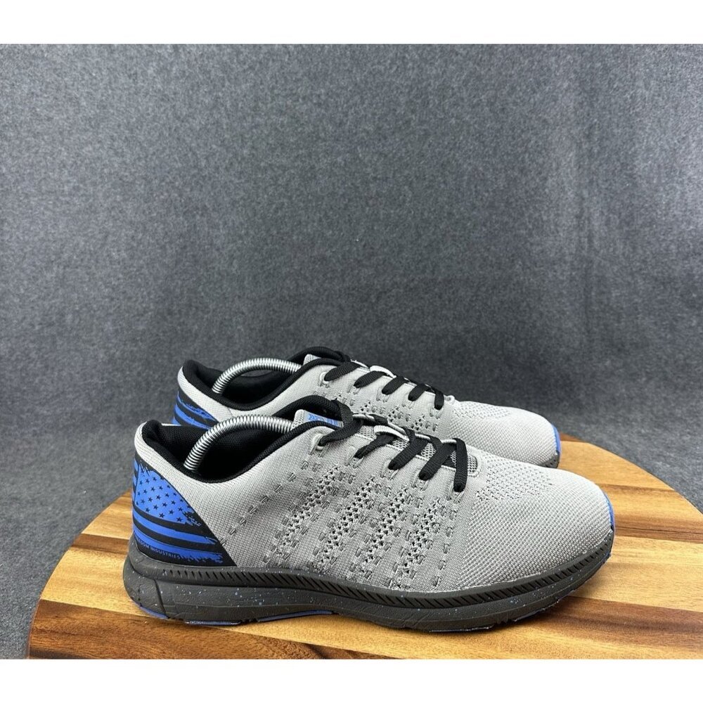 Freedom Industries Freeknit V1 Mens Sz 11.5 Gray Lace Up Sneakers Lightweight